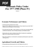 Economic Policy Under Zia: 1977-1988 (Phase IV)