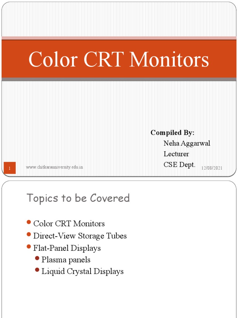 Color CRT Monitors | Download Free PDF | Liquid Crystal Display ...