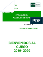 Tutoria 2 Introduccion Al Analisis de Datos 2019 2020