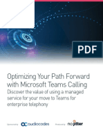 Optimizing Your Path Forward With Microsoft Teams Calling
