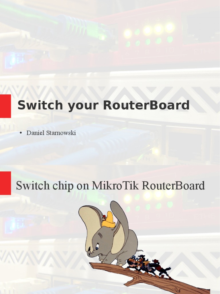 MikroTik RouterBoard Switch Chip Guide | PDF | Network Switch | Network ...