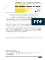 Removal of Sulfides and Oil From Produced Water: Oliveira, A. K. C. Paulo, J. B. A. Sousa, E. M. B. D. Lima, K. L. P