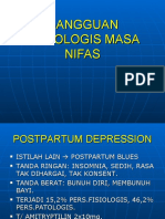 Gangguan Psikologis Masa Nifas