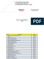 Liste Des Revues Scientifiques CNRS