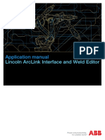 Application Manual: Lincoln Arclink Interface and Weld Editor