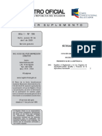 Registro Oficial Reglamento de Ley de Semillas