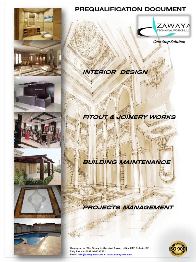 Interior Design: Prequalification Document | PDF | Project Management ...