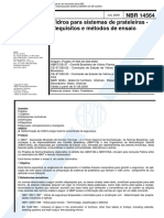 NBR 14564 Vidros para Sistemas de Prateleiras Requisitos E Metodos de Ensaio PDF