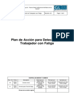 Plan de Acción para Detección de Trabajador Con Fatiga