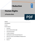 Poverty Reduction and Human Rights: A Practice Note
