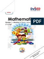 Mathematics: Quarter 1-Module 2: Place Value and Value