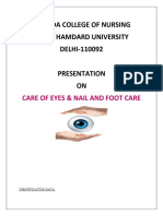 Care of Eye - FOOT AND NAILS NCP