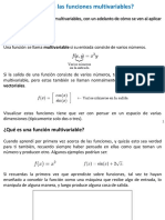 Que Son Las Funciones Multivariables