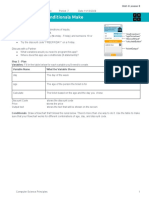 U4l08 Activity Guide - Conditionals Make - Unit 4 Lesson 8