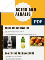 7.1 Acids and Alkalis: Year 7
