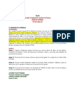 D.S. N° 007-2003-SA, Reglamento Sanitario de Piscinas
