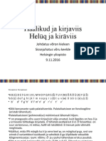 Häälikud Ja Kirjaviis