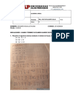 Examen Parcial de Algebra Lineal