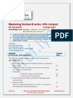 Mastering Section B NN Marks AA and AI HL Curve Sketching and Calculus