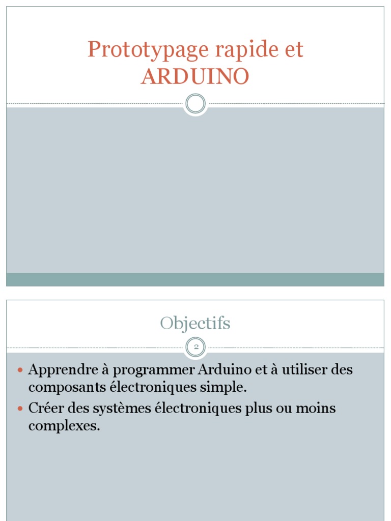 Chapitre 4 - ARDUINO | PDF | Arduino | Microcontrôleur