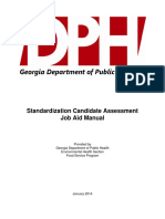 Standardization Candidate Assessment Job Aid Manual