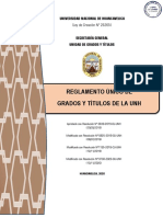 REGLAMENTO ÚNICO DE GRADOS Y TÍTULOS - Res 0703-2020. 13-11-2020 - Publicado