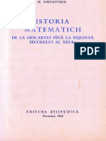 H. Wieleitner - Istoria matematicii de la Descartes pana la mijlocul sec. XIX (1964, Editura Științifică) - libgen.lc