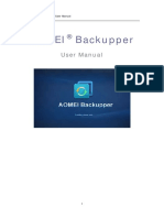 Aomei Backupper: User Manual