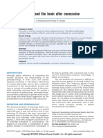 Anesthesia and The Brain After Concussion: Review