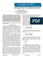 Mathematical Modeling of Gas Volumetric Flow Rate: Akinade Akinwumi