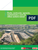 GUIA DEL DISEÑO, CONSTRUCCION, OPERACION, MANTENIMIENTO Y CIERRE DE RELLENO SANITARIO.pdf