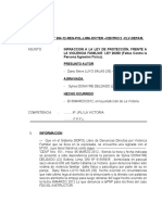 Atestado N Violencia Familiar Caso Donayre Delgado Sylvia 06 Marzo 2012 La Victoria