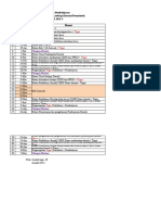 Time List Pembelajaran