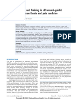 Education and Training in Ultrasound Guided.11