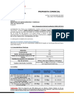 Propuesta Internet Mediante Fibra Óptica Gpon Empresa Ministerio de Hidrocarburos y E Nergias