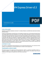 Samsung NVM Express Driver v3.3: Installation Guide