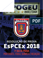 Resolução EsPCEx 2018.2019 - 1º Dia