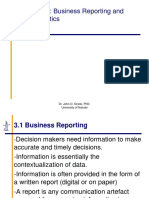 Business Reporting and Visual Analytics