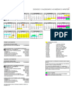 Calendario Académico 2020-21 Máster