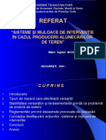 Prezentare Referat Alunecari Teren