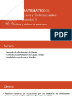 CO 9 Matrices y Sistemas de Ecuaciones PDF