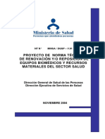 Proyecto NT Renovación Reposición Equipos Biomédicos PDF