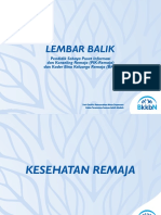 Lembar Balik: Pendidik Sebaya Pusat Informasi Dan Konseling Remaja (PIK-Remaja) Dan Kader Bina Keluarga Remaja (BKR)