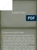 Kaidah Tafsir I Bag 1 PPTX