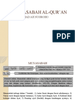 Munasabah Al-Qur'An: Muhammad Aji Nugroho