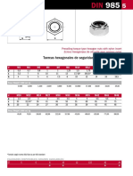ISO 7043 prevailing torque hex nuts sizes