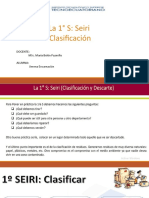 La 1 S Seiri Clasificación y Descarte