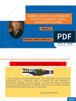 América Latina Y Su Integración Política, Económica, Social, Educativa Y Cultural