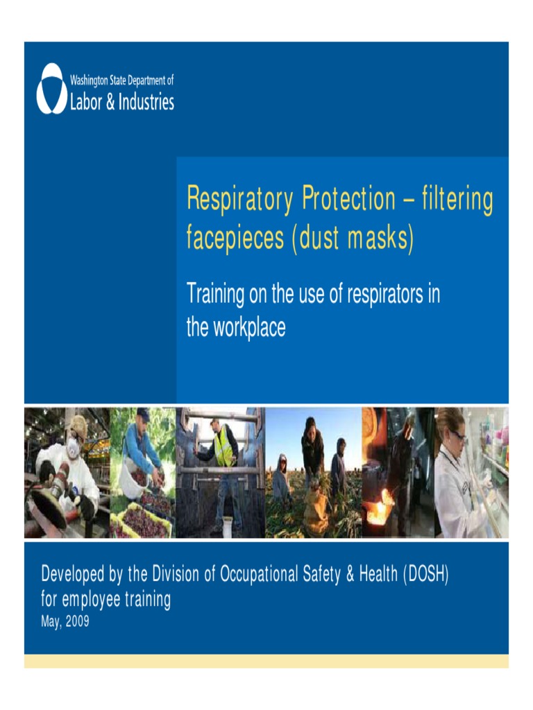 Respiratory Protection - Filtering Facepieces (Dust Masks) : Training ...