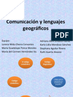 Comunicación y Lenguajes Geográficos